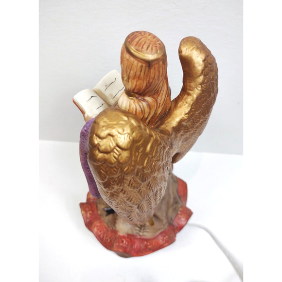 Vintage Ceramic Holiday Angel Tabletop Night Light by Elements 10 in Glow NIB - Picture 11 of 12